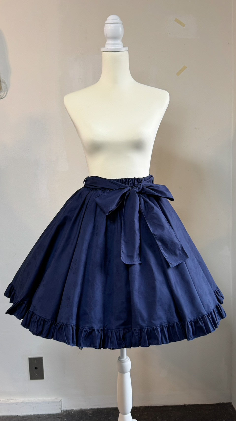 【Physical Drop】フィジカルドロップ ハートエプロン+スカートセット【紺】