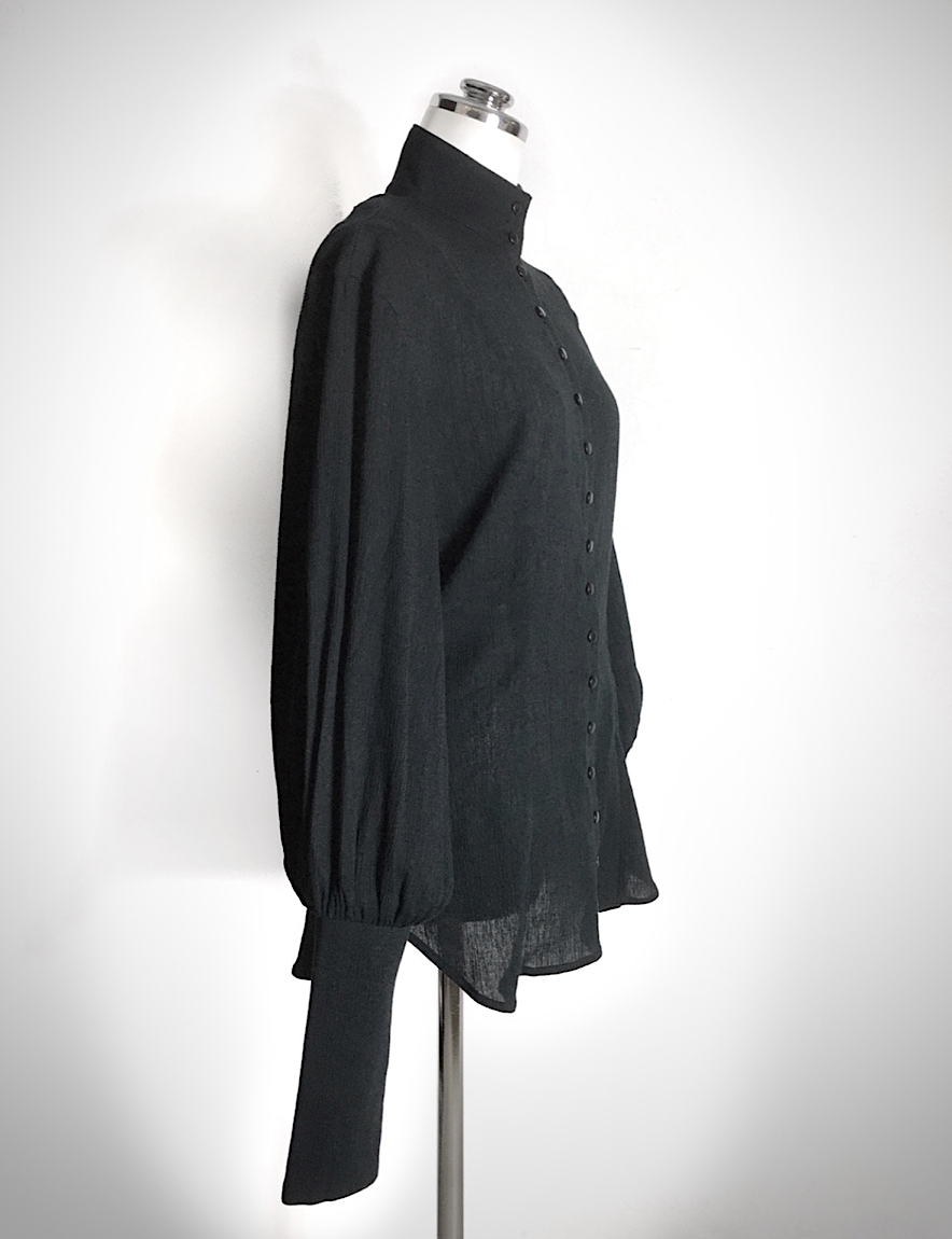 【Na+H】エヌエープラスエイチ ブラウスセット(楊柳/黒)