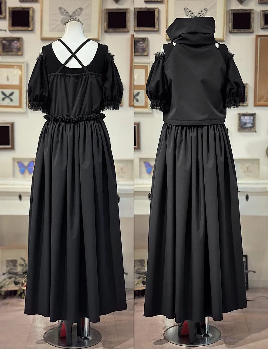 【Na+H】エヌエープラスエイチ surface リバーシブルパフスリーブカットソー