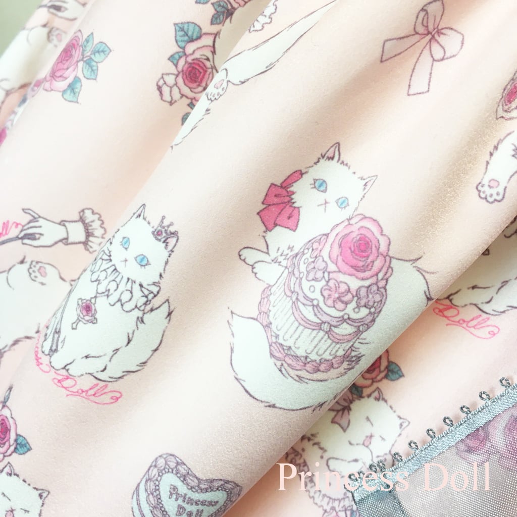 【Princess Doll】プリンセスドール わたみあネコちゃんワンピース/Pink