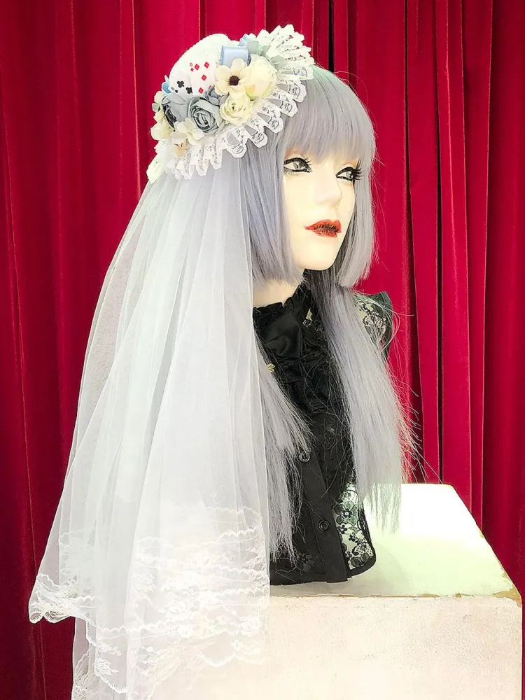 【Estrellas】エストレージャス ロングヴェールマルチクリップ/白