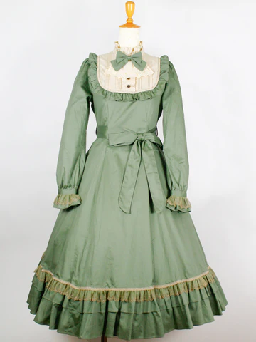 【Victorian maiden】ヴィクトリアンメイデン Jewelryクラシカルドールロングドレス(長袖) プラスサイズ トルマリン/ダイヤモンド/ペリドット