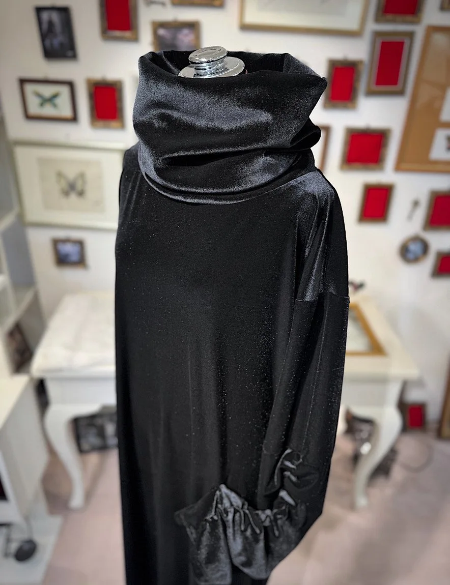 【Na+H】エヌエープラスエイチ prayerベロアロングカットソー