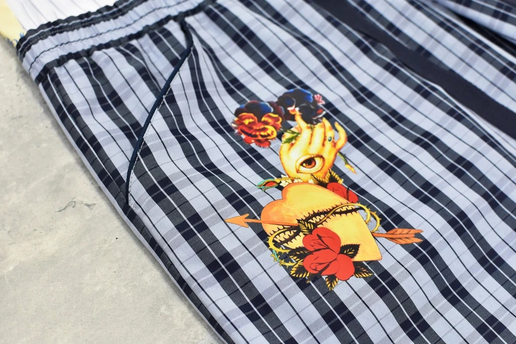 【New Rose】 Pajama Pants / Embroidery,Print