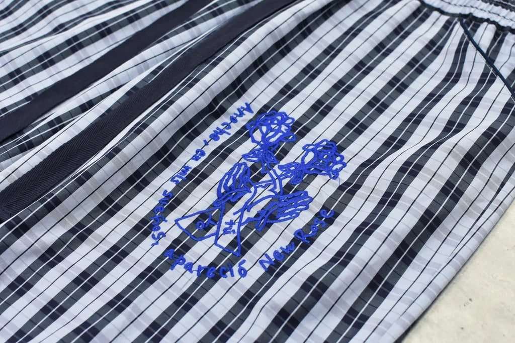 【New Rose】 Pajama Pants / Embroidery,Print