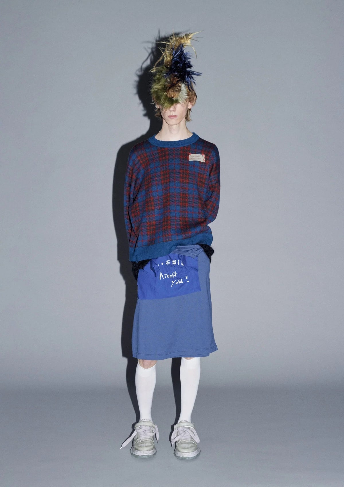 【New Rose】 CHECK JACQUARD × MOHAIR