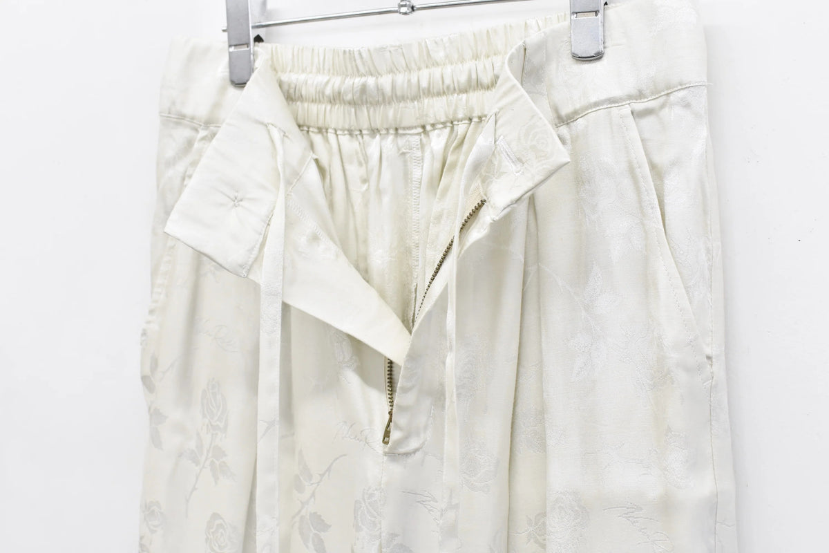 【New Rose】 ★ご予約受付中★ ROSE Jacquard TUCK PANTS