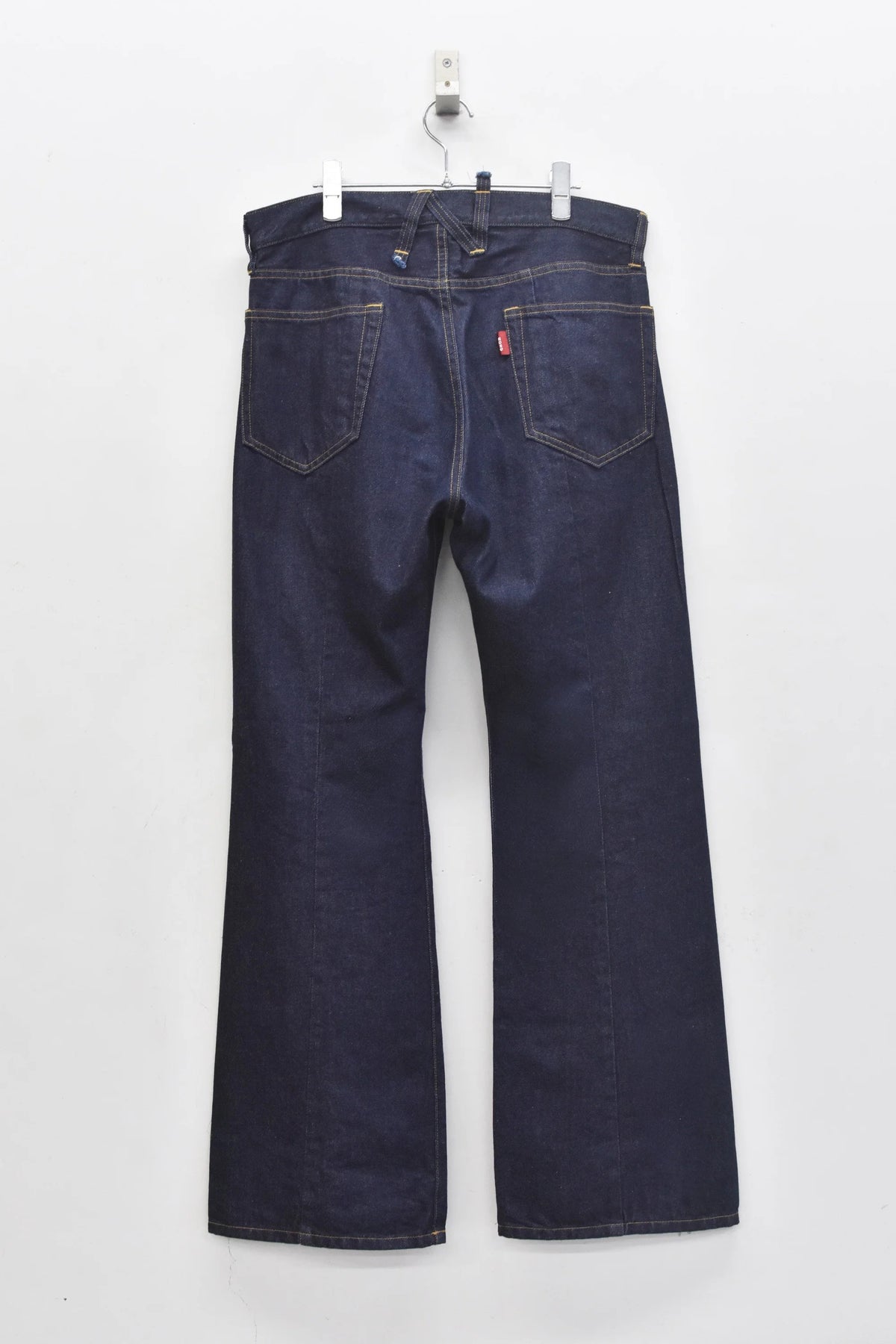 【New Rose】 ★ご予約受付中★ MIDDLE FIT FLARE PANTS (wash finish) NAVY
