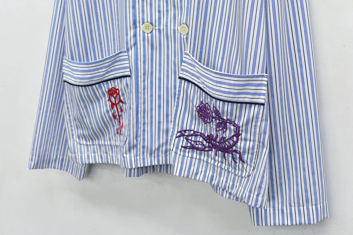 【New Rose】 Pajama Jacket / Embroidery,Print