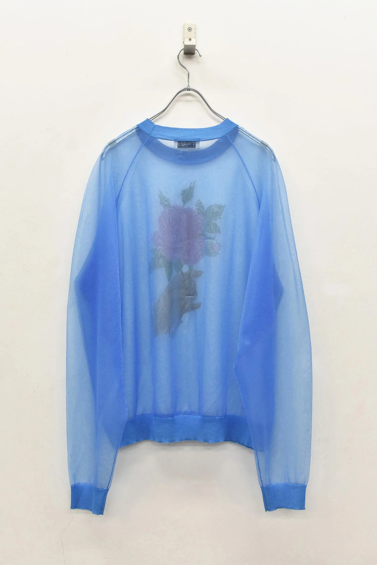 【New Rose】 Sheer Knit Pullover / Airbrush