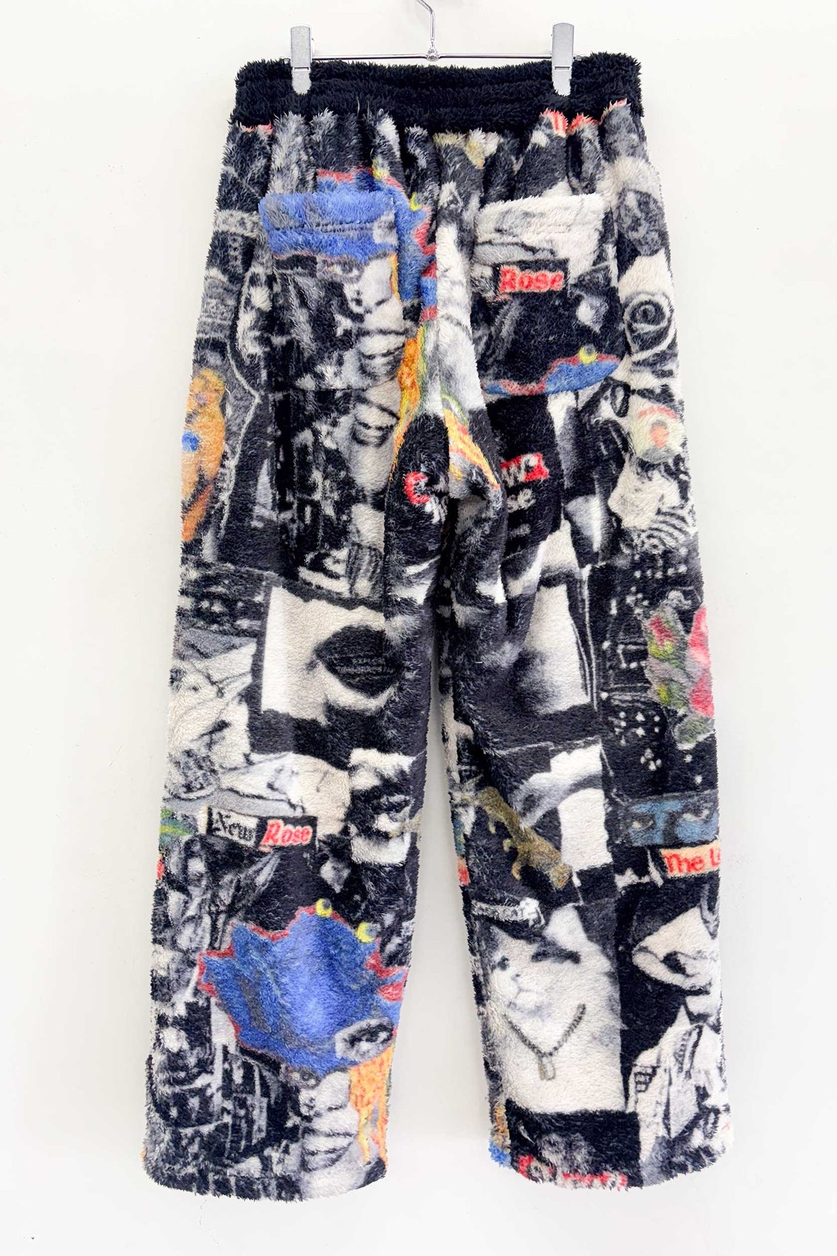【New Rose】 FLEECE RELAX PANTS / all-over print