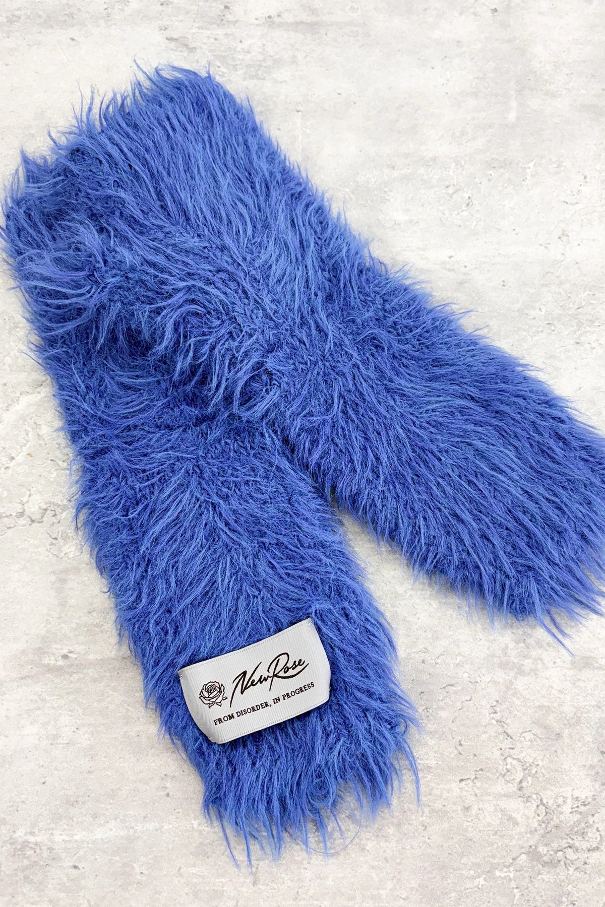 【New Rose】 SHAGGY KNIT FINGERLESS GLOVES