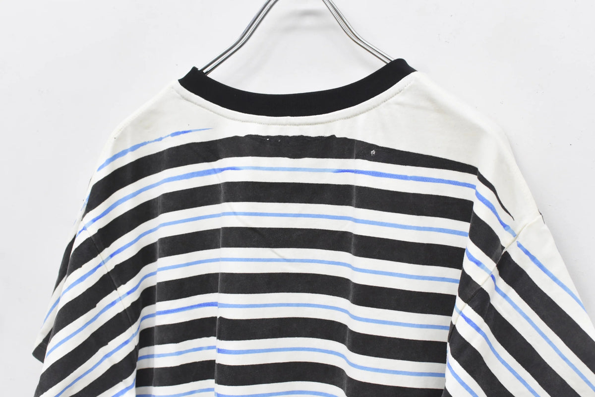 【New Rose】 ★ご予約受付中★ DIAGONAL STRIPE PRINT Tee