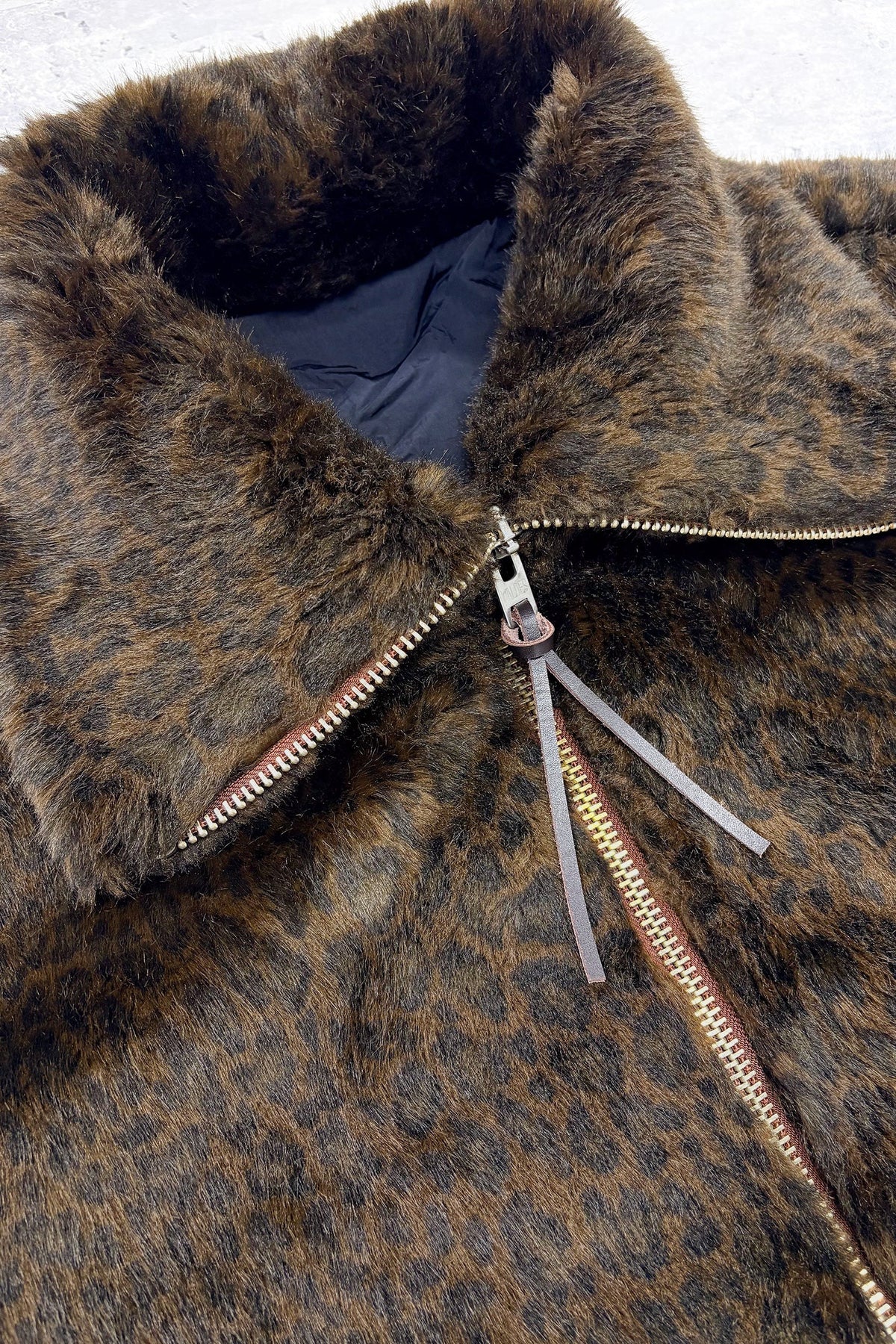 【New Rose】 ANIMAL FUR BLOUSON / REVERSIBLE