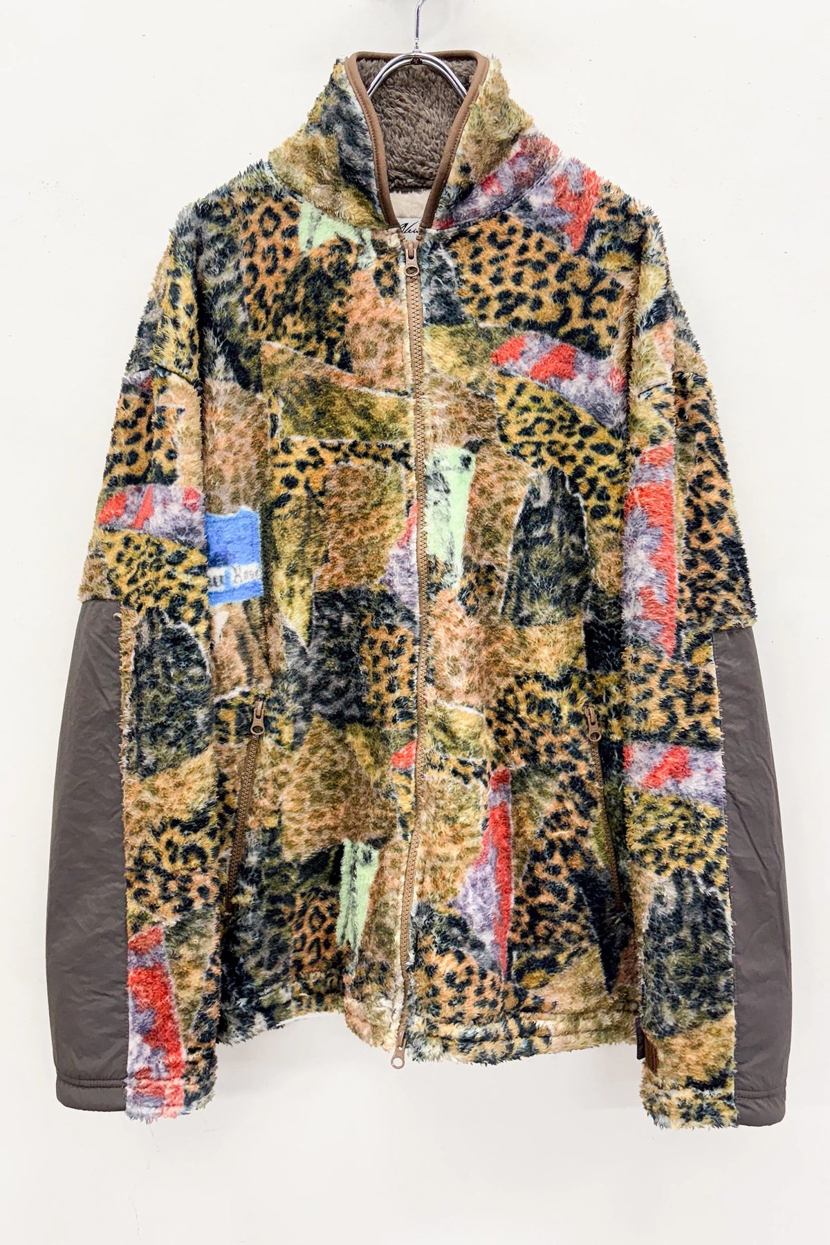 【New Rose】 FLEECE ZIP UP BLOUSON / all-over print
