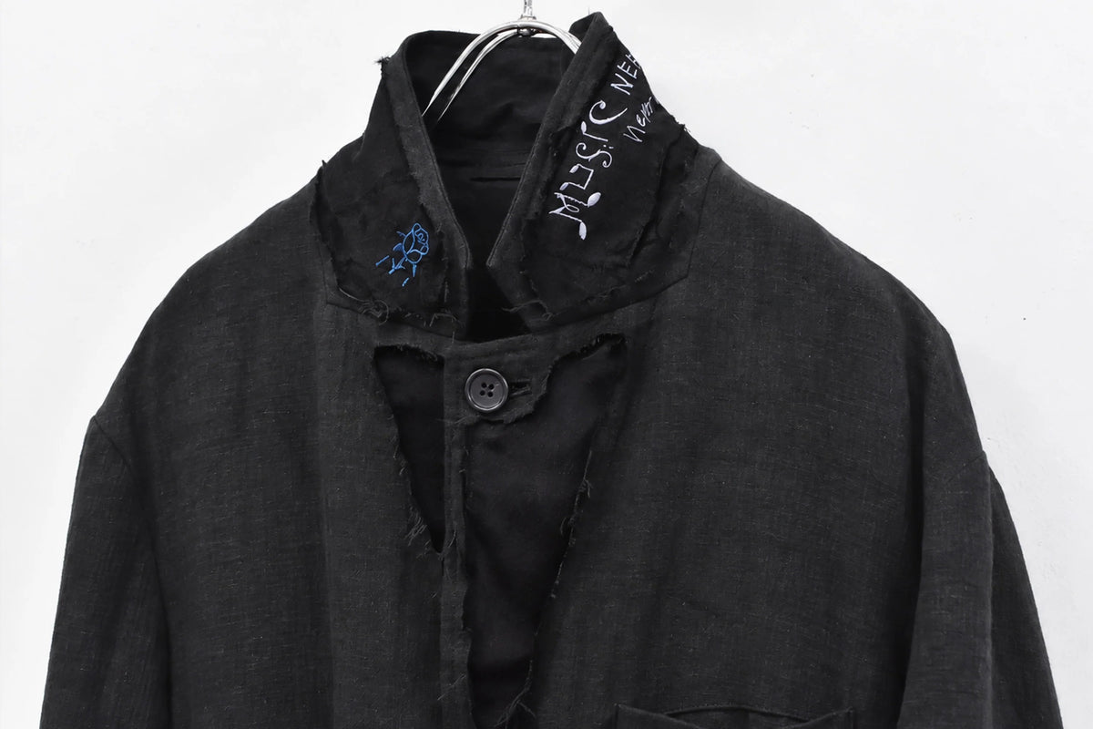 【New Rose】 ★ご予約受付中★ 40/- LINEN VOILE JACKET