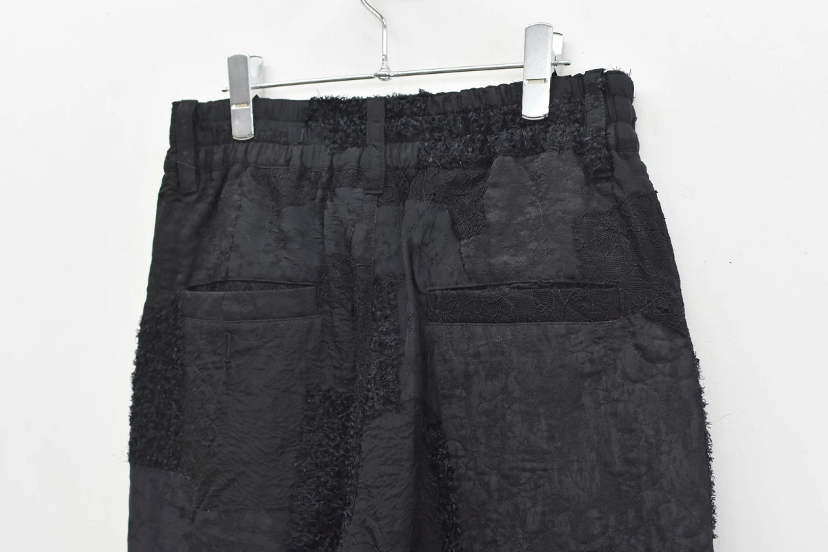 【New Rose】★예약 접수 중★FLOWER PATCHWORK PANTS