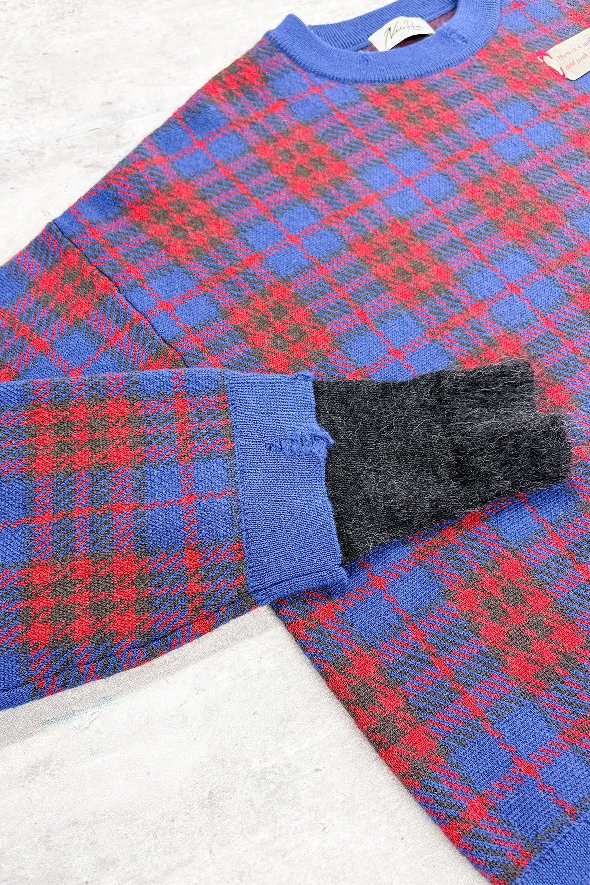 【New Rose】 CHECK JACQUARD × MOHAIR