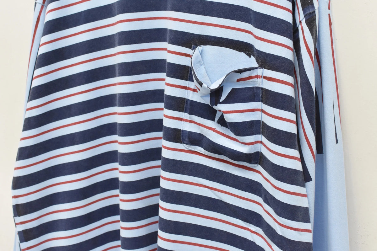 【New Rose】 ★ご予約受付中★ DIAGONAL STRIPE PRINT L/S Tee