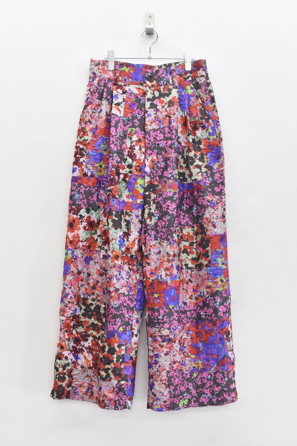 【New Rose】★예약 접수 중★FLOWER PATCHWORK PANTS