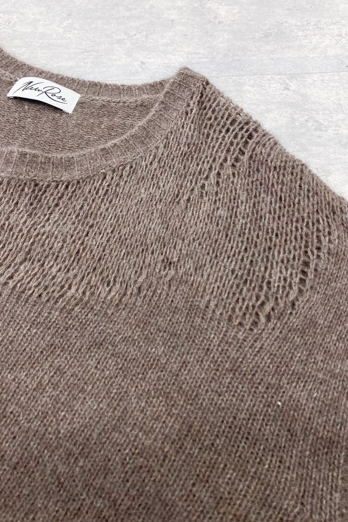 【New Rose】 FOX RANDOM KNITTING PULLOVER