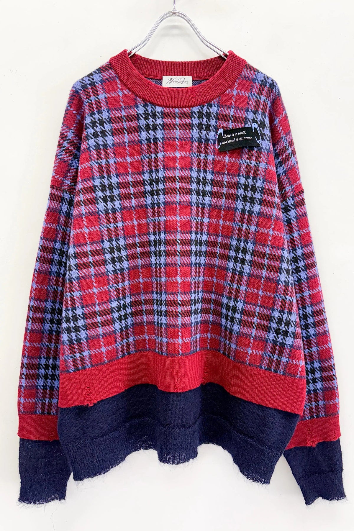 【New Rose】 CHECK JACQUARD × MOHAIR