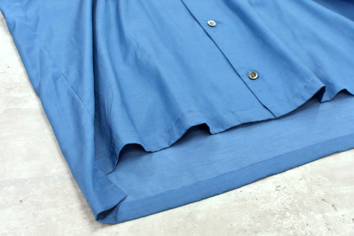 【New Rose】 Embroidery Wrinklework Shirt
