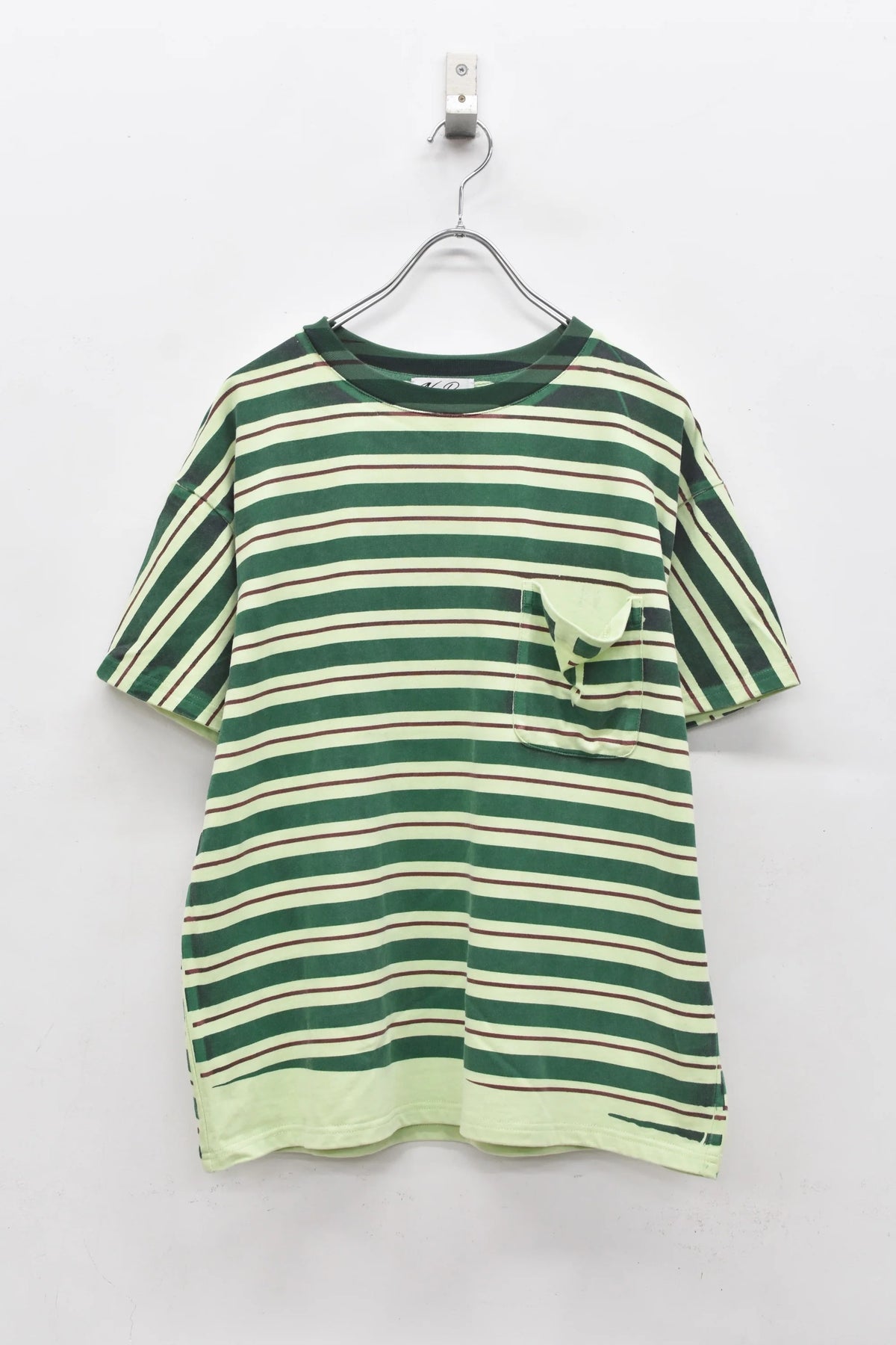 【New Rose】 ★ご予約受付中★ DIAGONAL STRIPE PRINT Tee