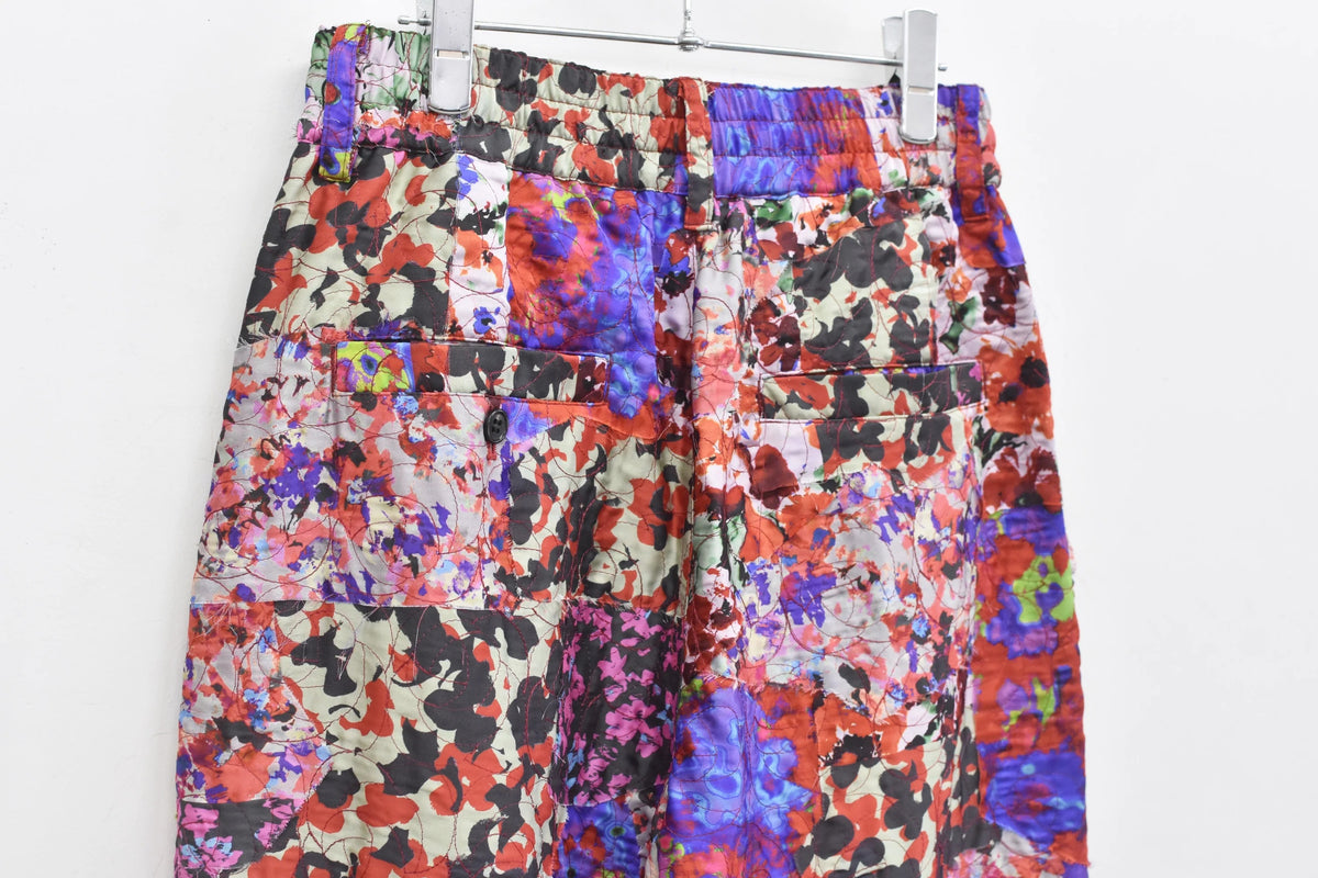 【New Rose】★예약 접수 중★FLOWER PATCHWORK PANTS