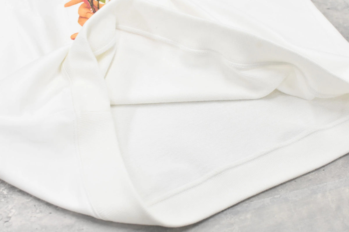 【New Rose】 Embroidery Wrinklework Sweatshirt / print
