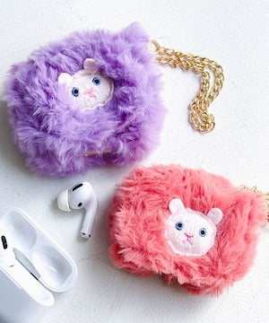 【Flapper】플래퍼 Harry Potter×Flapper 피그미 퍼프 AirPods 케이스Pink/Purple