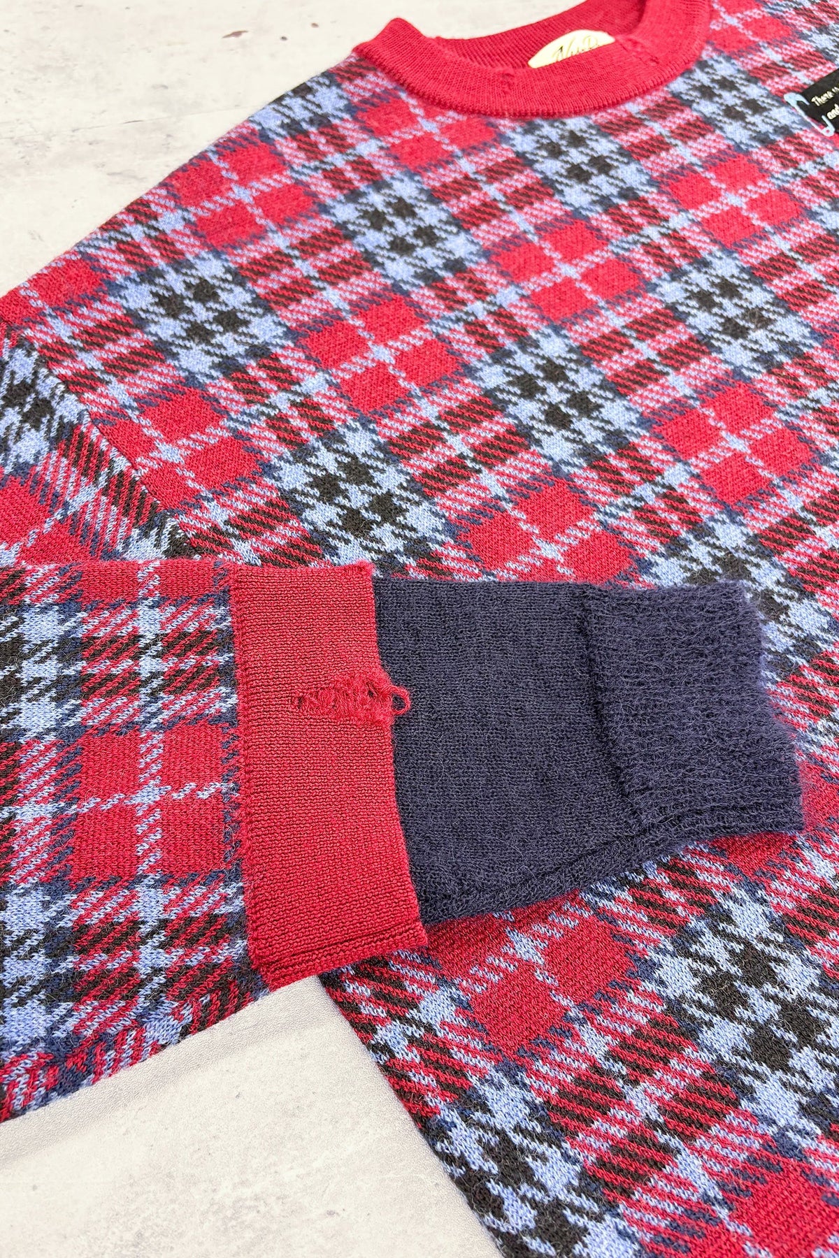 【New Rose】 CHECK JACQUARD × MOHAIR
