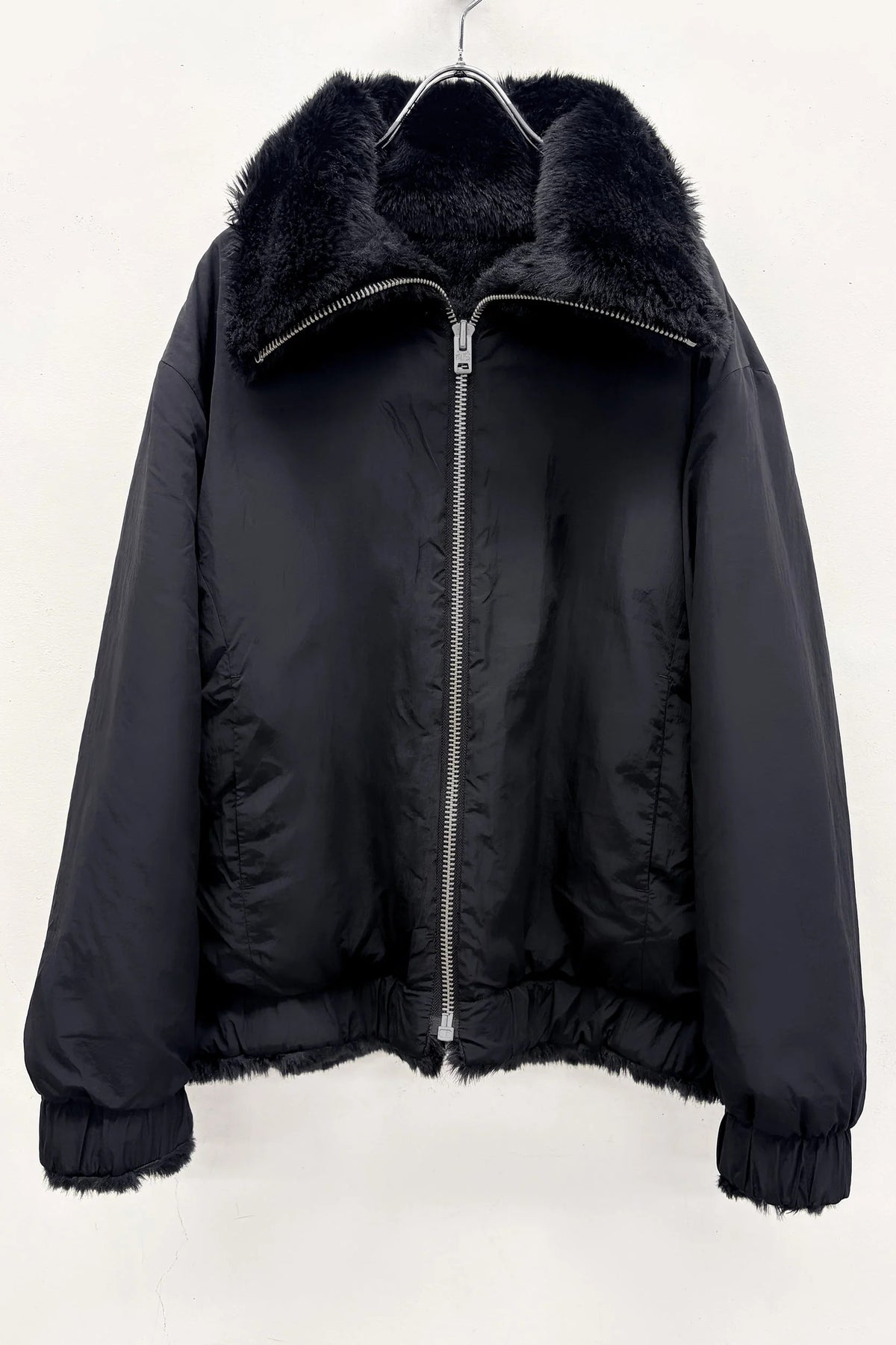 【New Rose】 ANIMAL FUR BLOUSON / REVERSIBLE