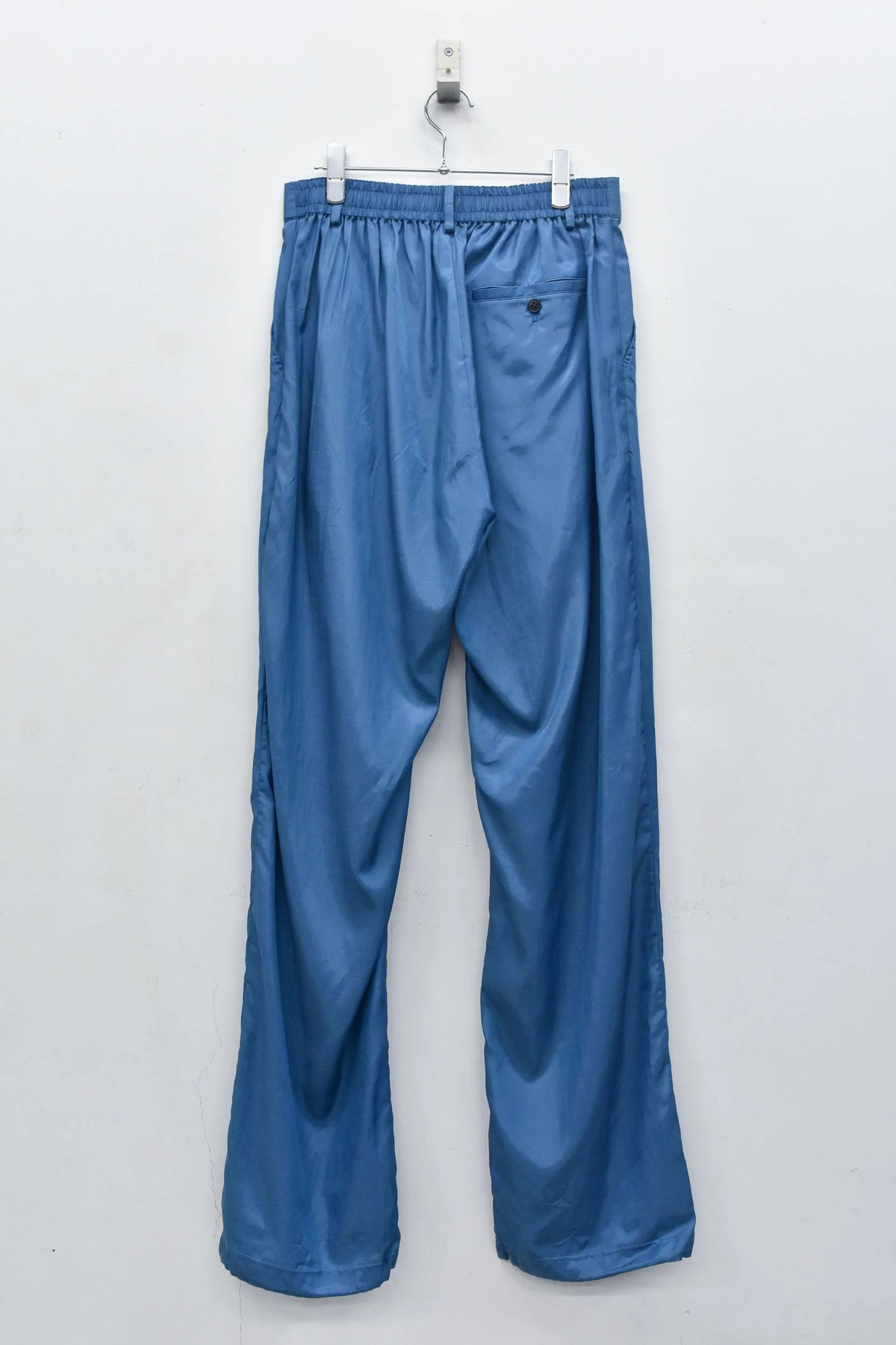 【New Rose】 Embroidery Wrinklework Tuck Pants