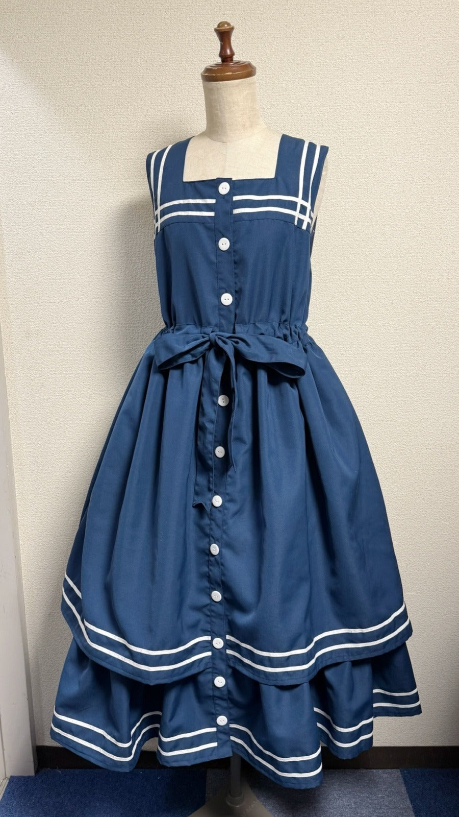 【Physical Drop】フィジカルドロップ セーラーJSK 【紺×白ライン】