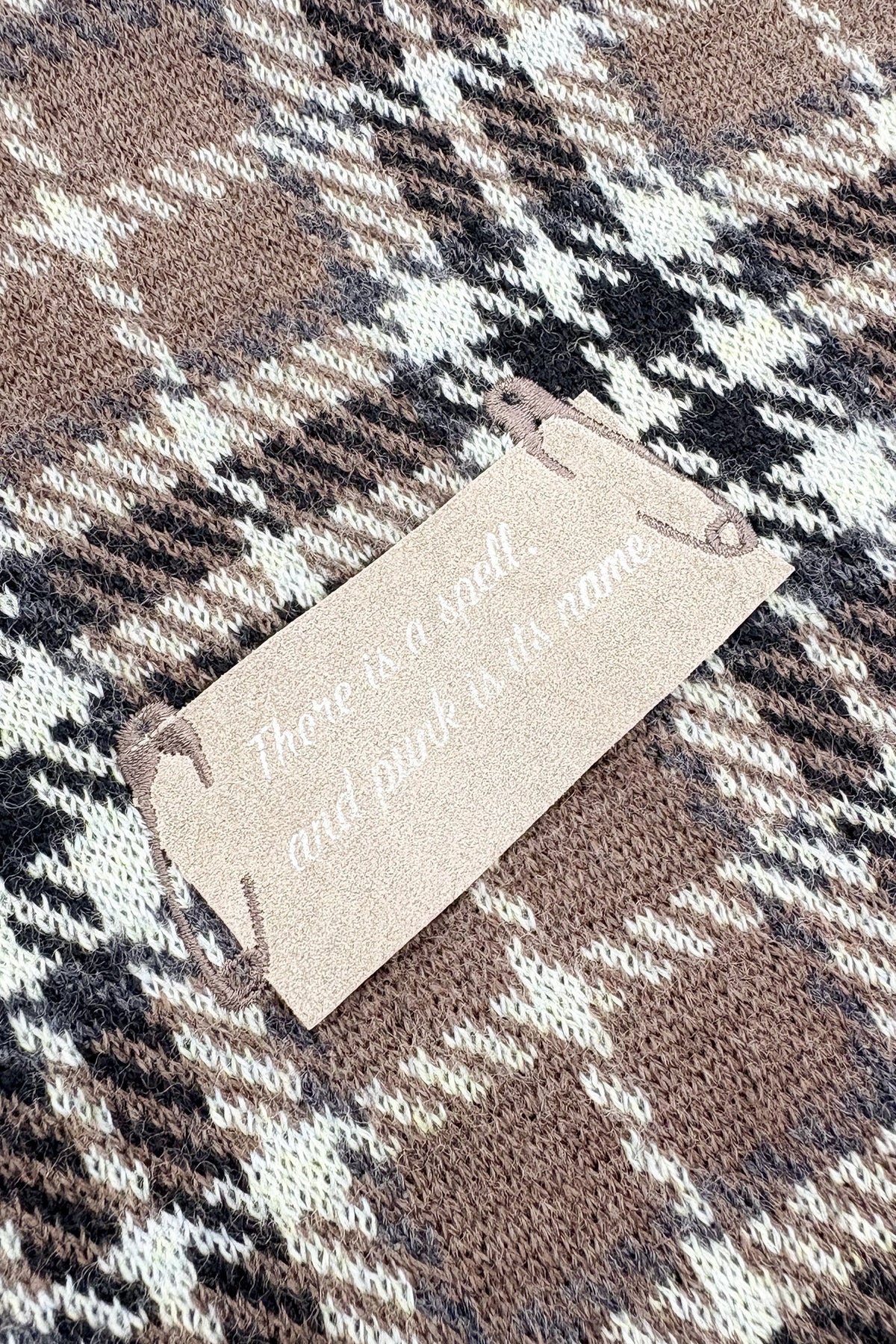 【New Rose】 CHECK JACQUARD × MOHAIR