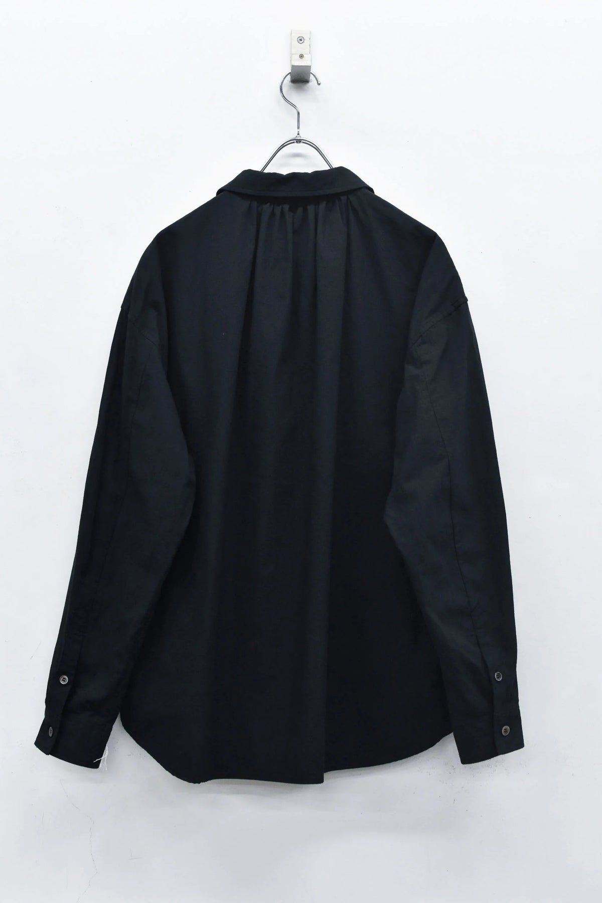 【New Rose】 Embroidery Wrinklework Long-sleeve Shirt
