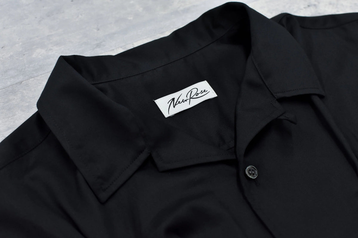 【New Rose】 Embroidery Wrinklework Shirt