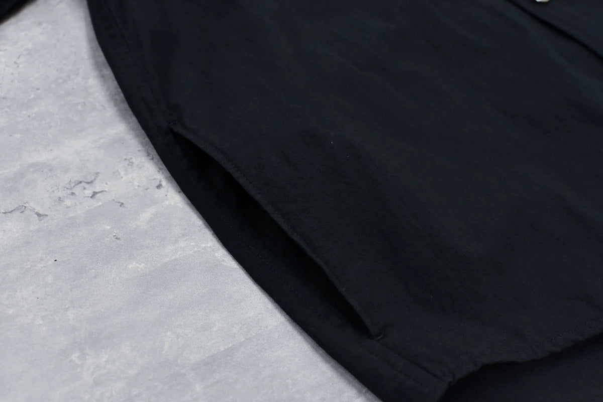 【New Rose】 Embroidery Wrinklework Long-sleeve Shirt