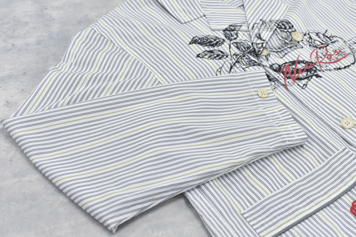 【New Rose】 Pajama Jacket / Embroidery,Print