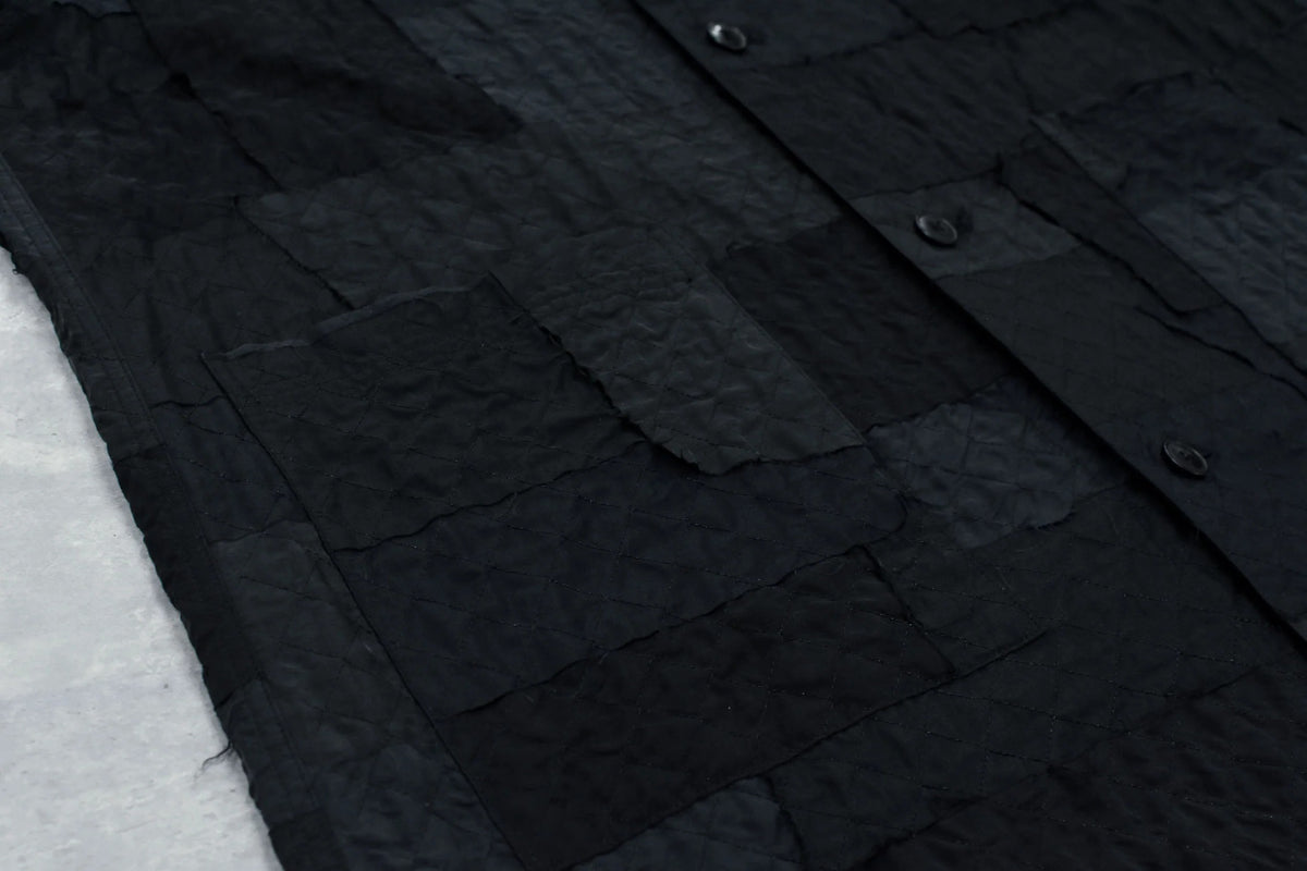 【New Rose】 Patchwork Quilt Raglan Sleeve Coat