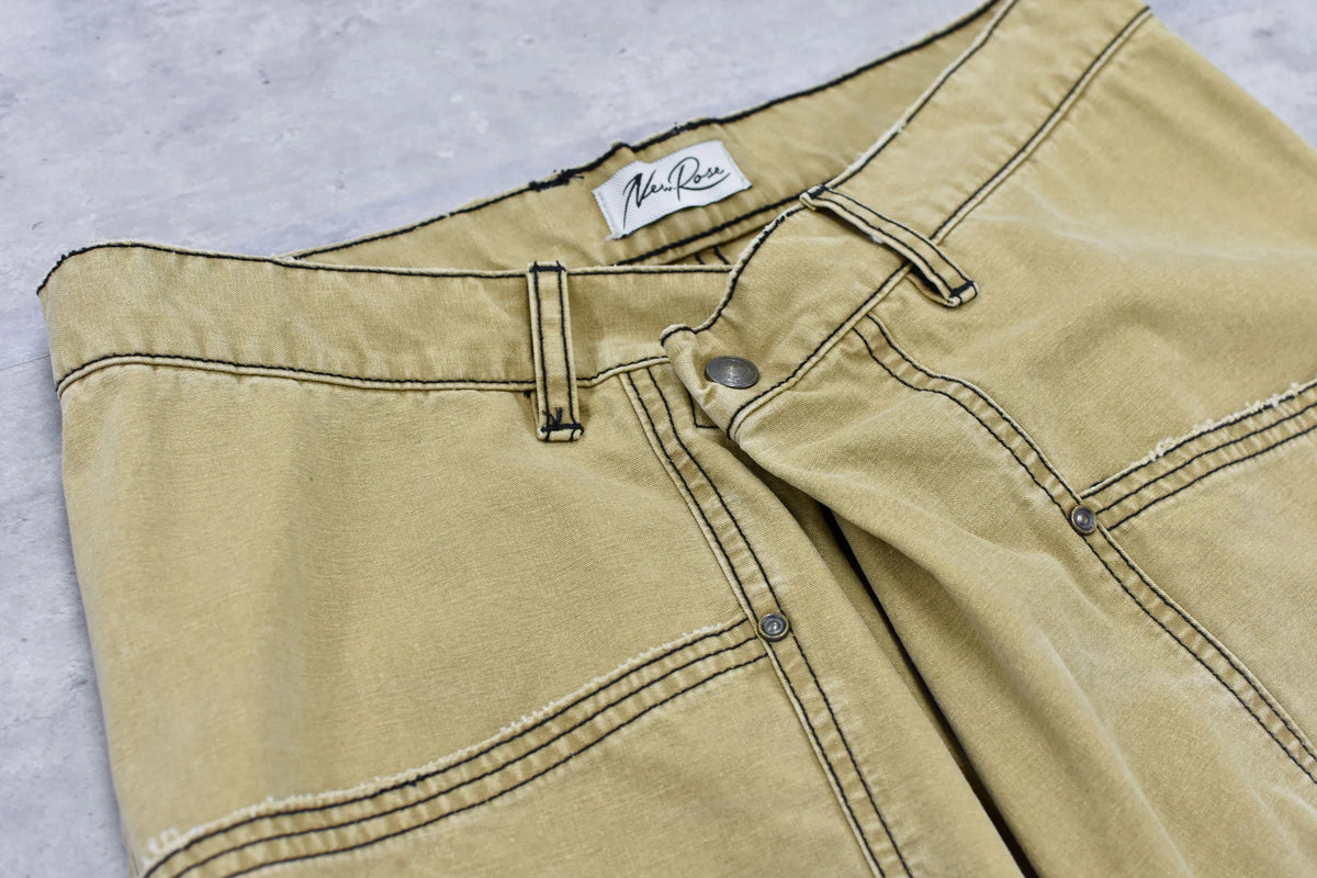 【New Rose】 【New Color ! 】Fold The Waist Pants ¥