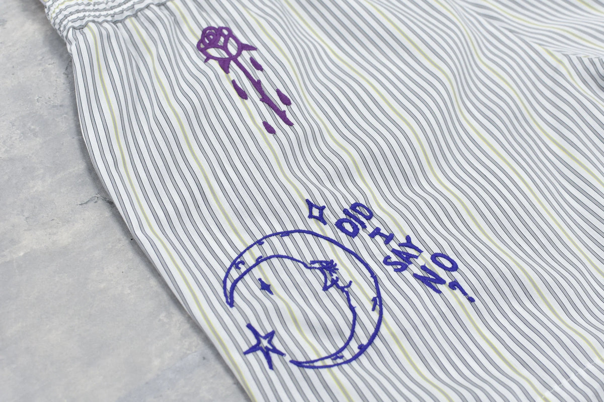 【New Rose】 Pajama Shorts / Embroidery