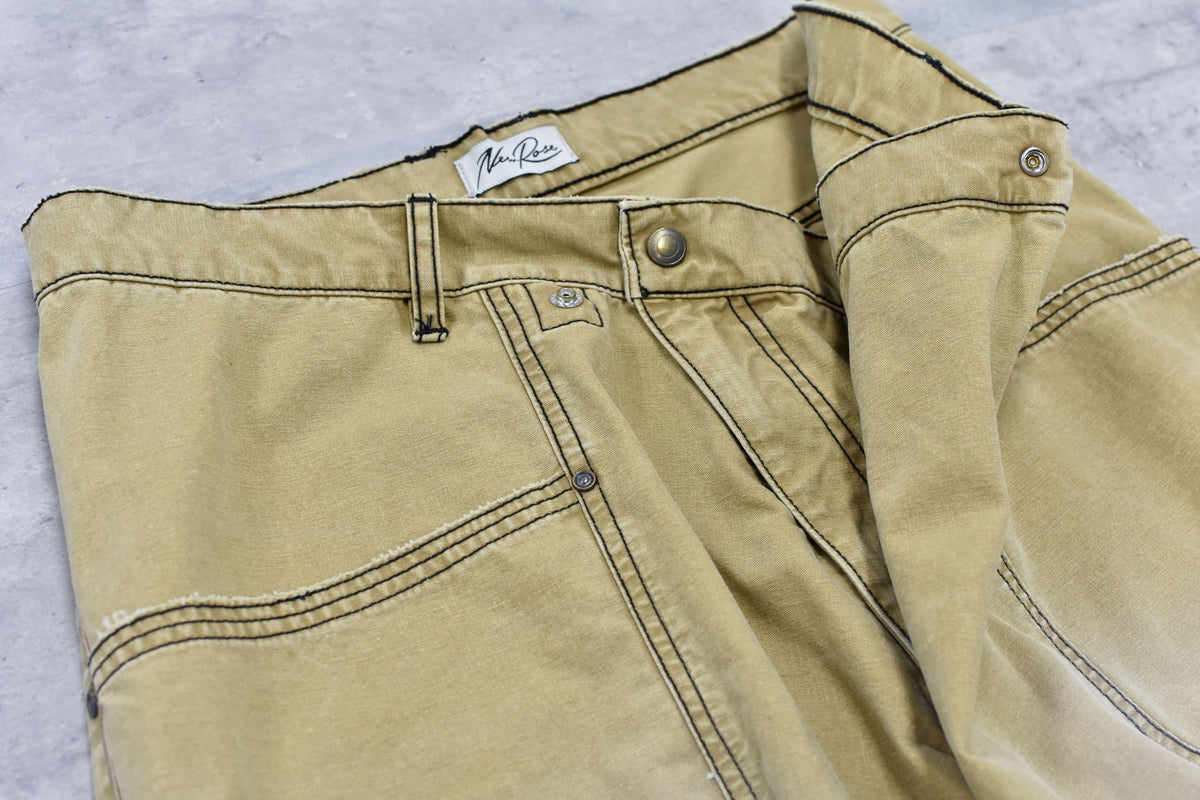 【New Rose】 【New Color ! 】Fold The Waist Pants ¥