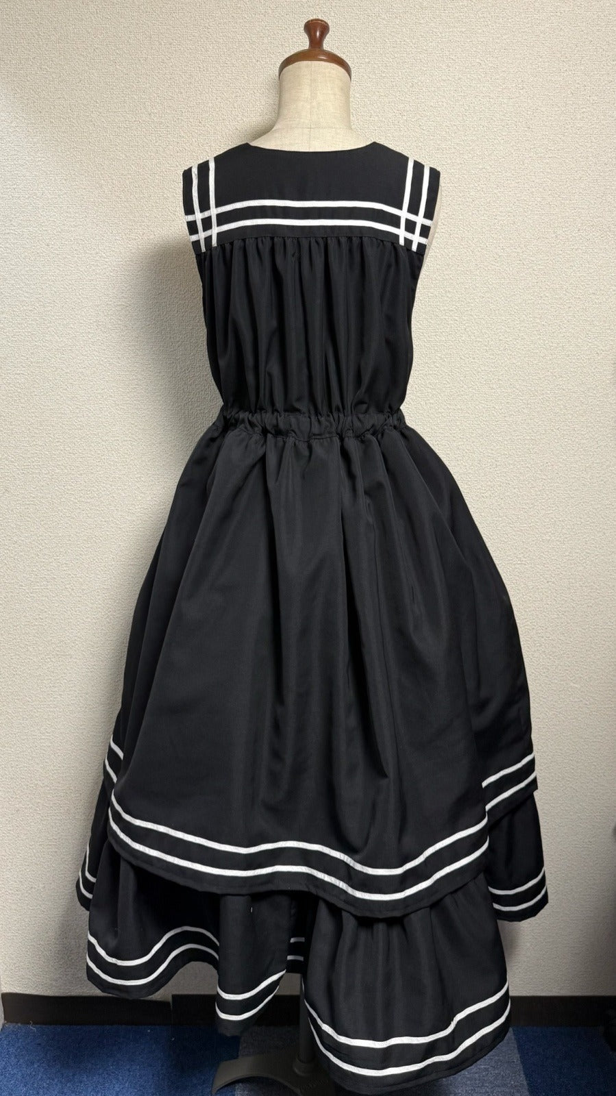 【Physical Drop】フィジカルドロップ セーラーJSK 【黒×白ライン】