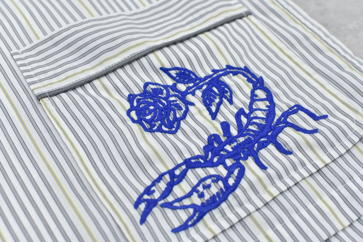 【New Rose】 Pajama Jacket / Embroidery,Print