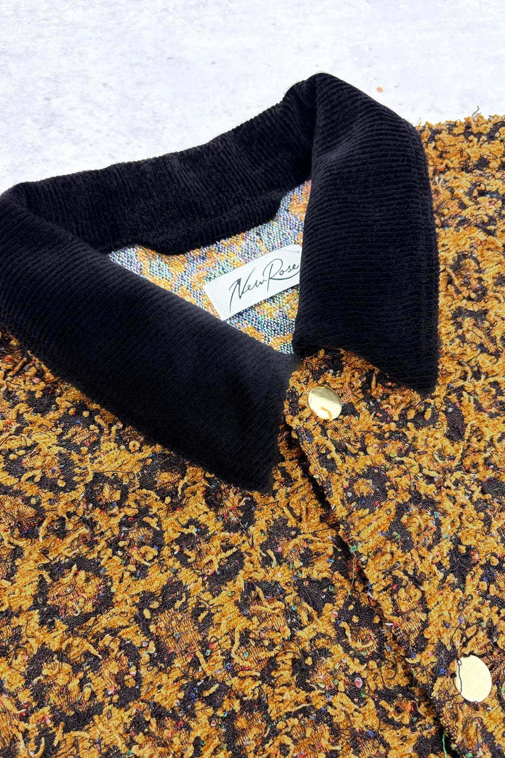 【New Rose】 CHECK JACQUARD × MOHAIR