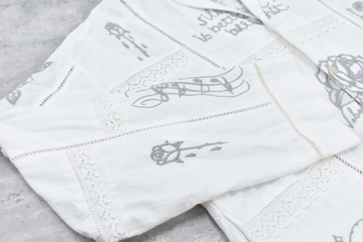【New Rose】 【Restock】Ladder Race×Embroidery Jacket
