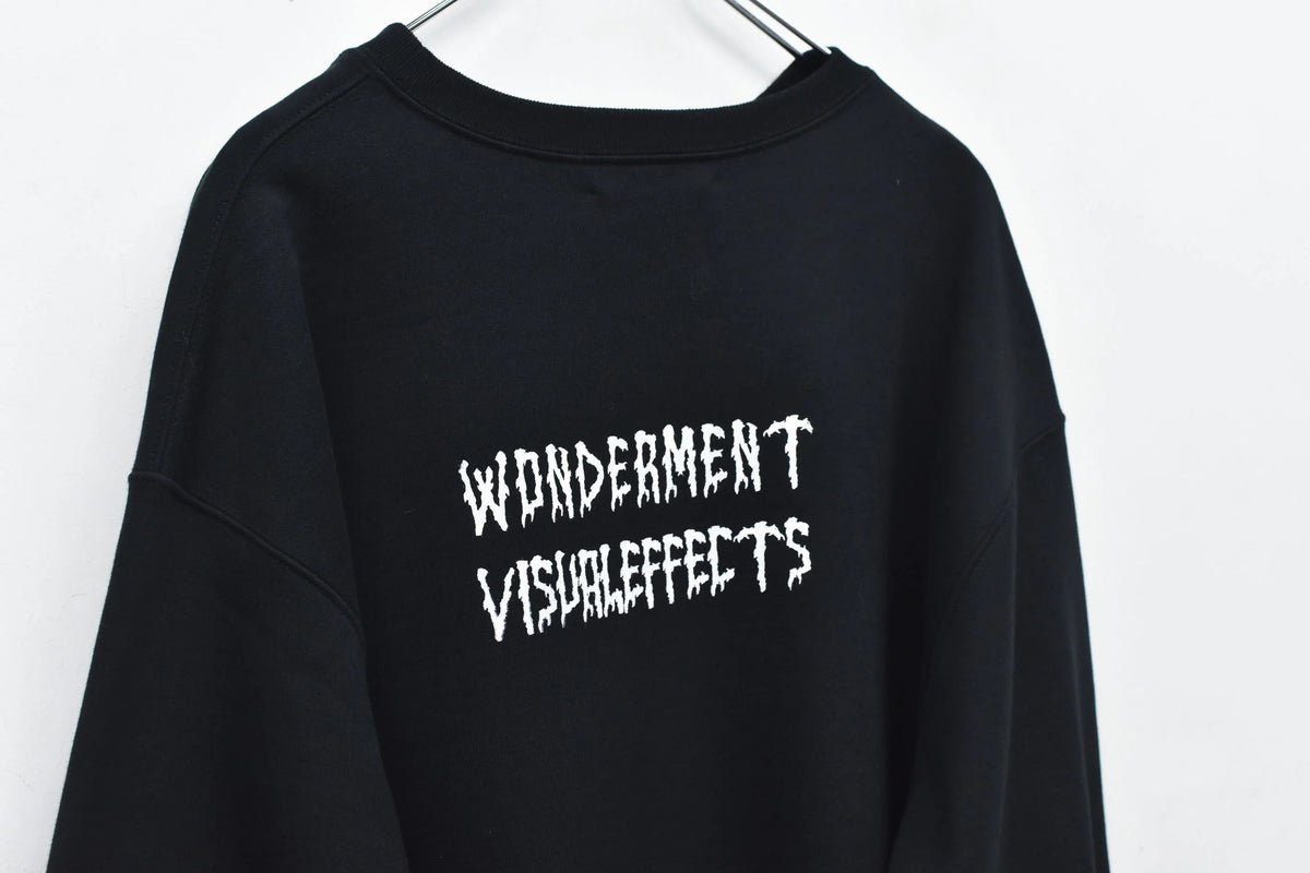 【New Rose】 Embroidery Wrinklework Sweatshirt / print