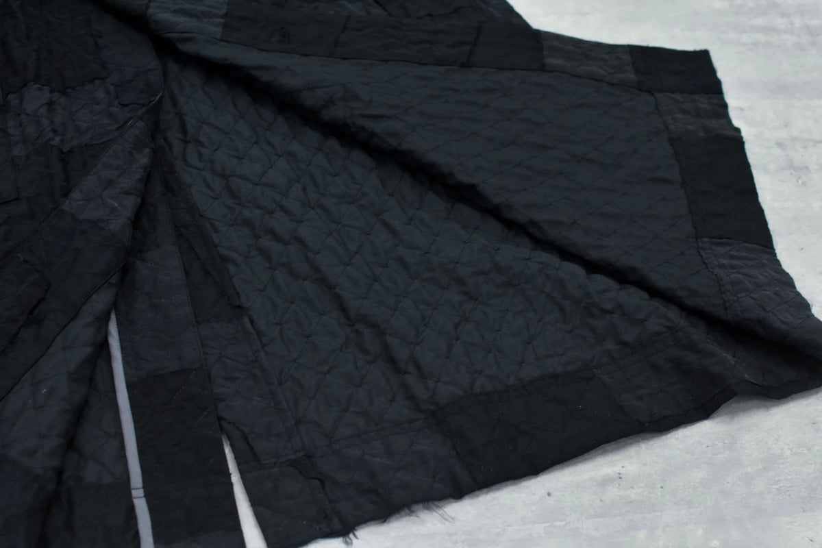 【New Rose】 Patchwork Quilt Raglan Sleeve Coat